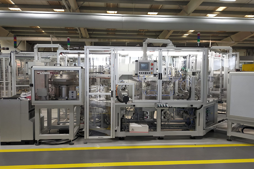 Linea montaggio, collaudo e confezionamento di testate